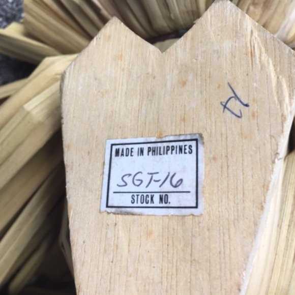 Vintage Handmade Corn Husk TURKEY Fall Table Center Piece Decoration 16.5x13.5 - Picture 9 of 12